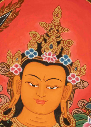 Arya Manjushre Thangka | Vajrayana Buddhism Painting
