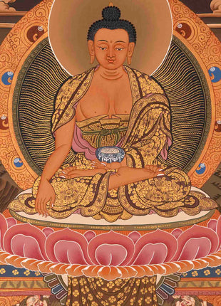 Buddhist Shakyamuni Buddha | Religious Buddhist Paint