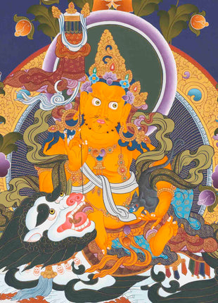 Namtose Thangka | Wealth Deity | Religious Wall Decors