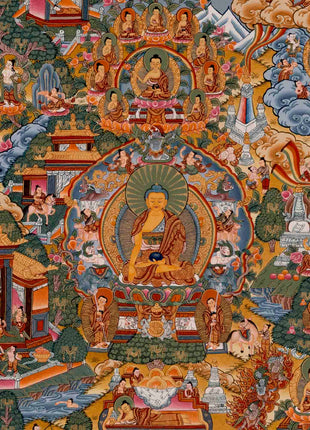 Buddhist Life Story Of Buddha | Wall Decors
