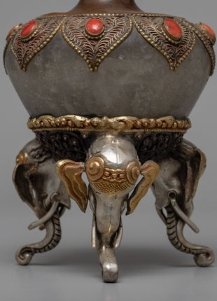 Tibetan Bhumpa Vase | Traditional Altar Offerings