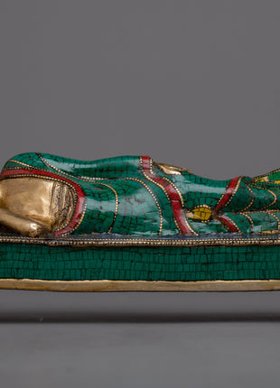 Brass Reclining Buddha Statue | An Icon of Tranquility and Enlightenment