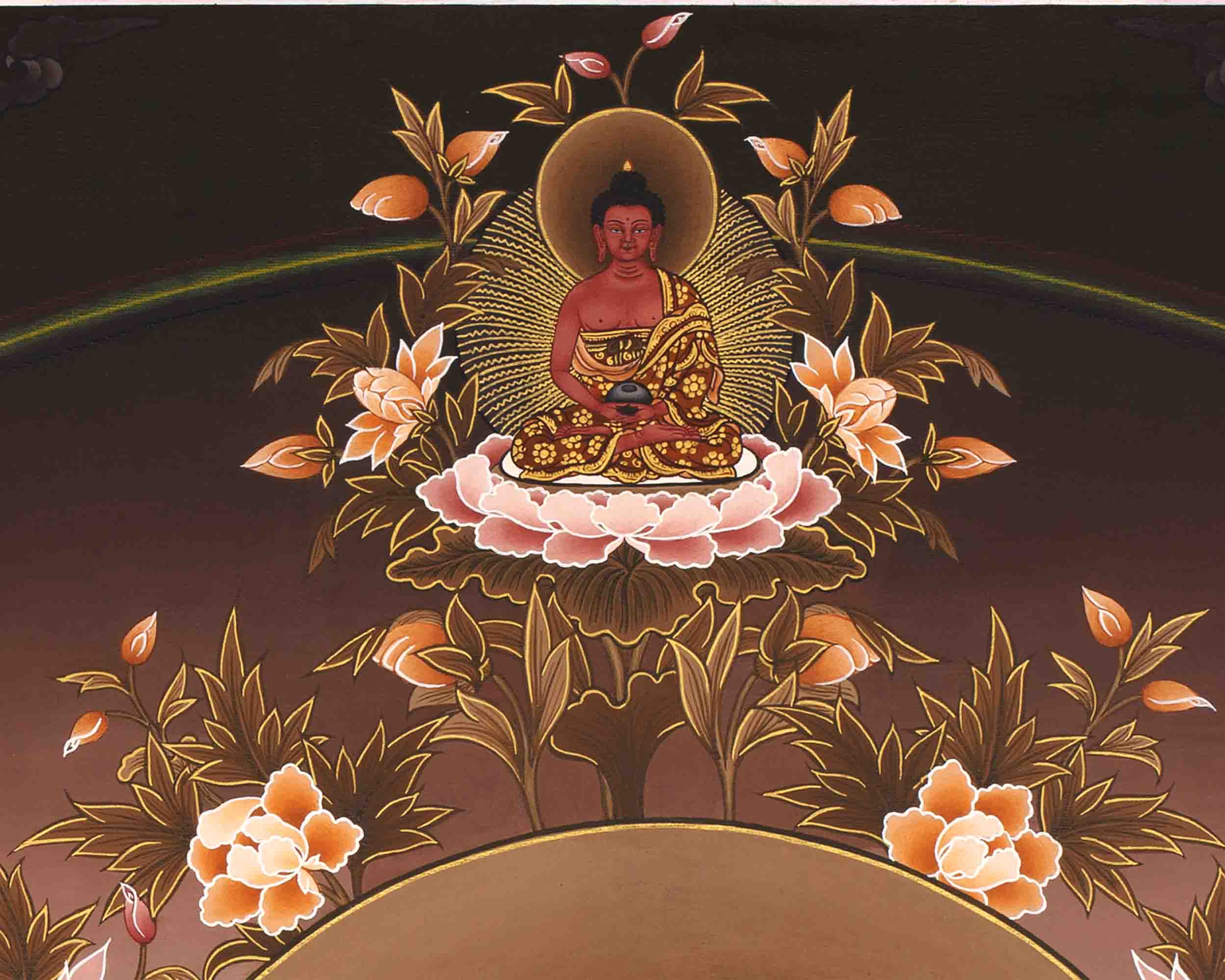 Wisdom Bodhisattva Manjushree | Digital Artwork | Religious Decors