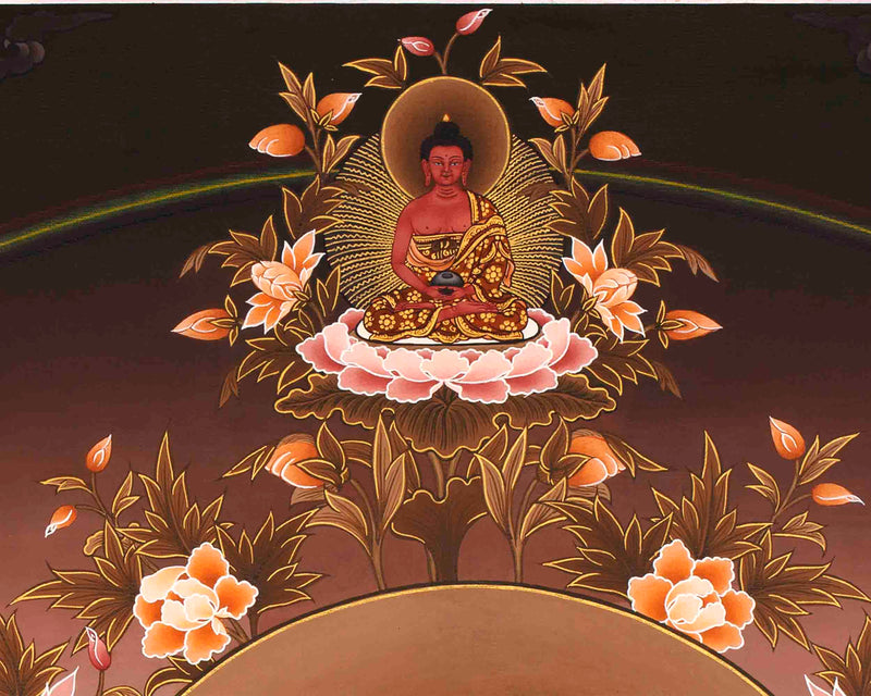 Wisdom Bodhisattva Manjushree | Digital Artwork | Religious Decors