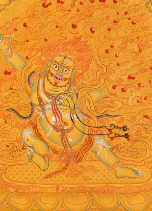 Vajrapani Thangka | Wall Hanging Canvas Art