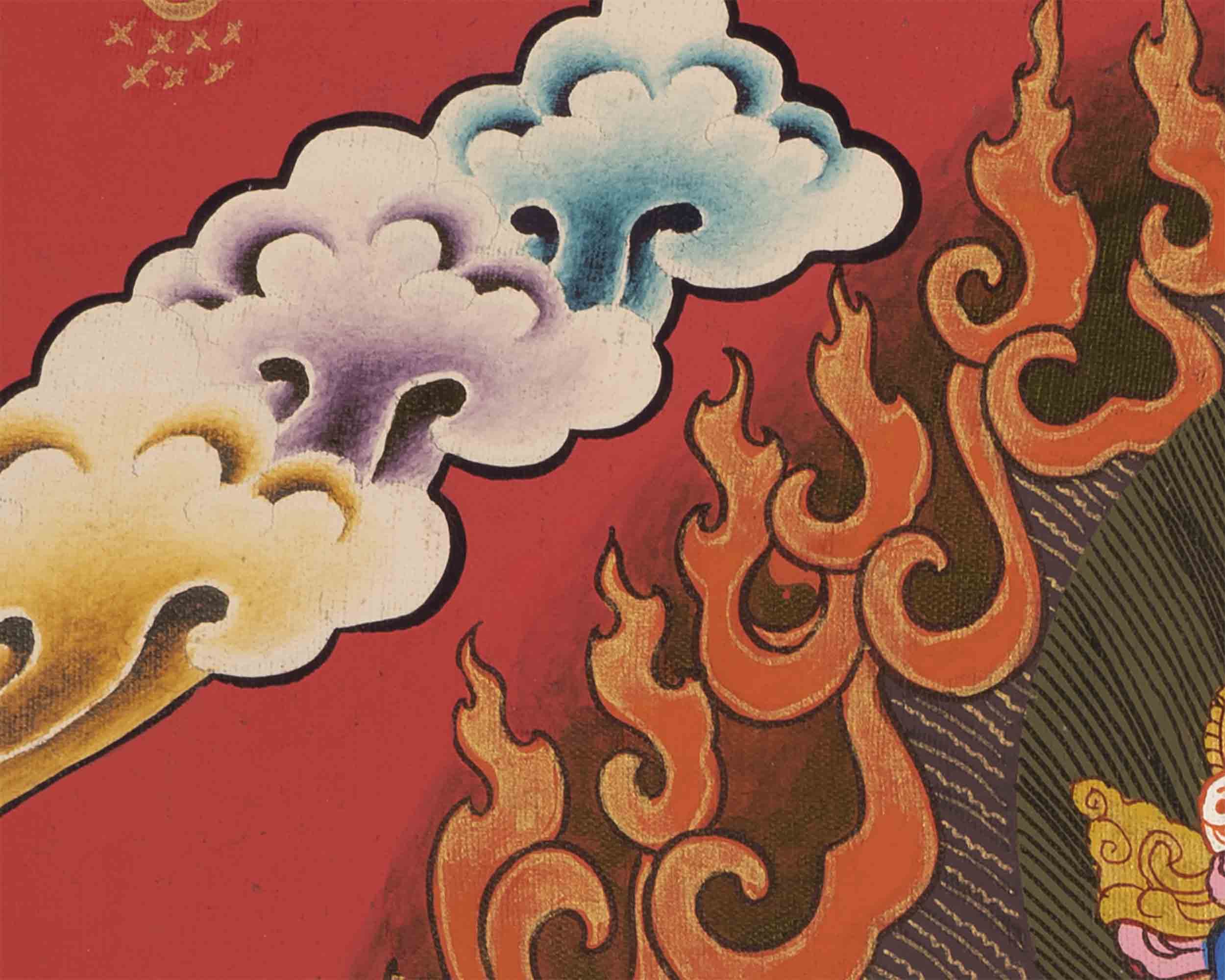 Vajra Panjarnatha Thangka | Wall Decor Artwork