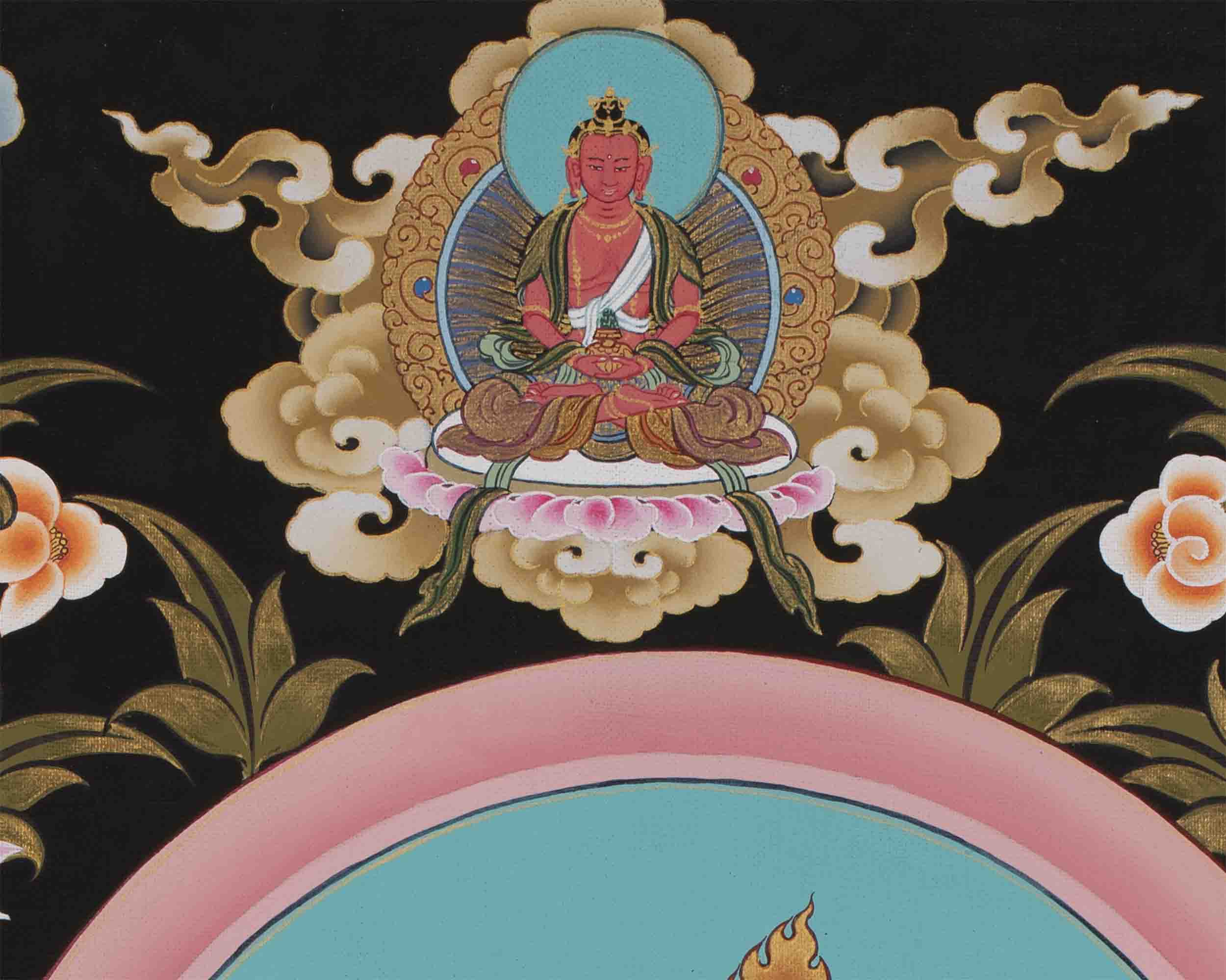 Dorje Sempa Print | Vajrasattva Thangka Print | Wall Decorations