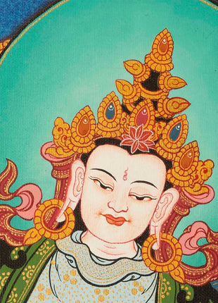 Small Size Vajrasattva Thangka | Buddhist Shrine Room Decor