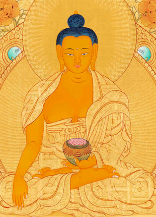 Shakyamuni Buddha Thangka Painting | Wall Hanging Decor