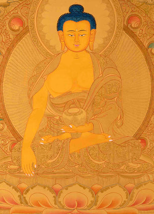 Tibetan Shakaymauni Thangka | Tibetan Buddha Artwork