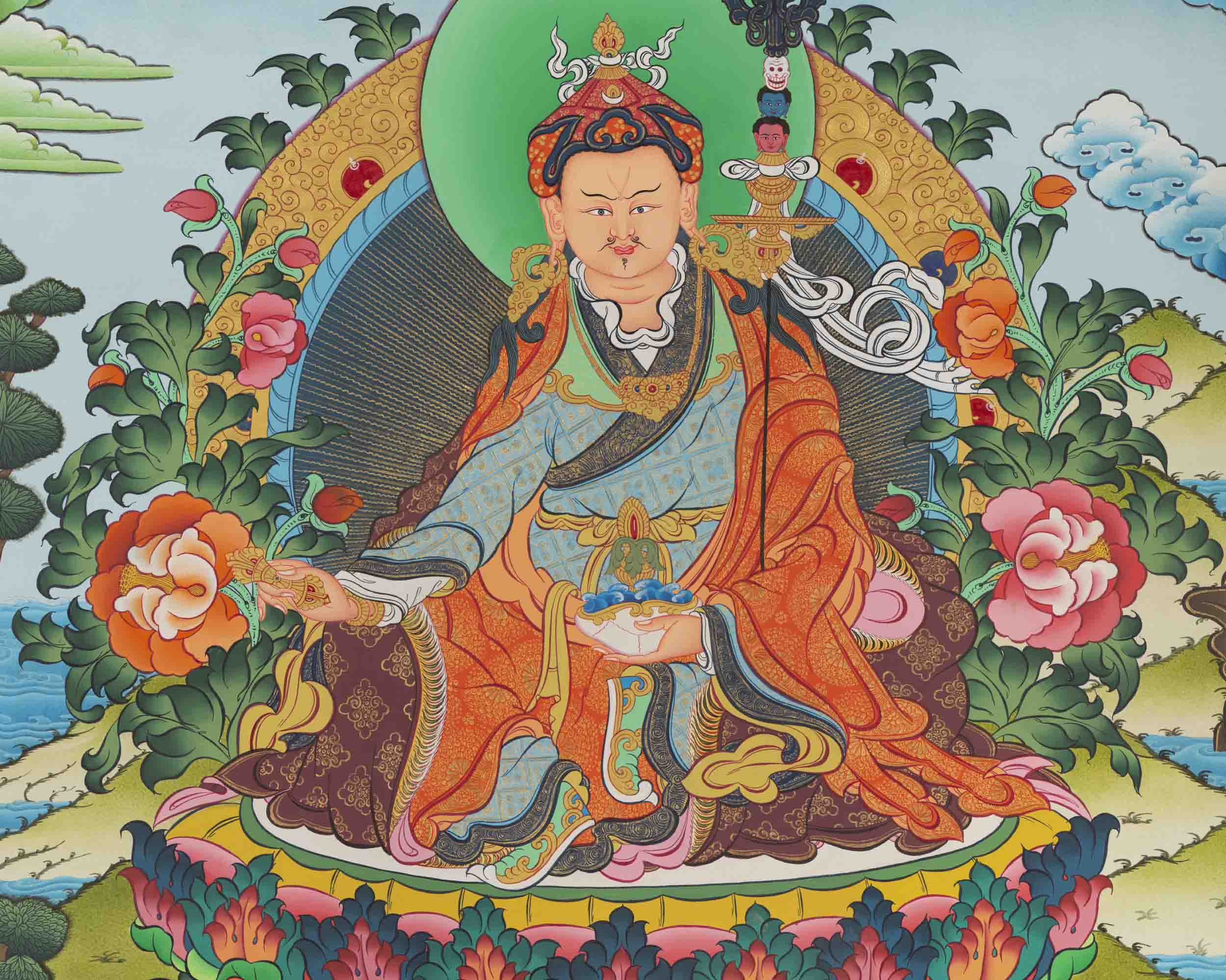 Guru Rinpoche Thangka | Padmasambhava | Wall Decors