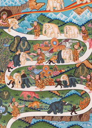 Samatha Meditation Art | Wall Hanging Decoration