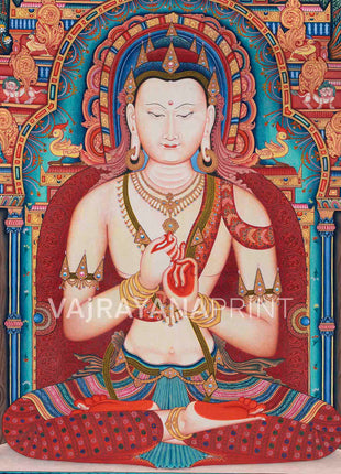 High-Quality Print Of Buddha Vairocana | Transcendent Buddha Of Vajrayana Buddhism