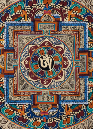Om Mantra Mandala | Buddhist Art