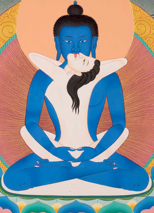 Samantabhadra Bodhisattva Thangka | Aspiration Prayer Buddha