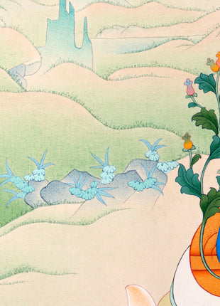 Beautiful Medicine Buddha Thangka | Healer Of All | Buddhist Art
