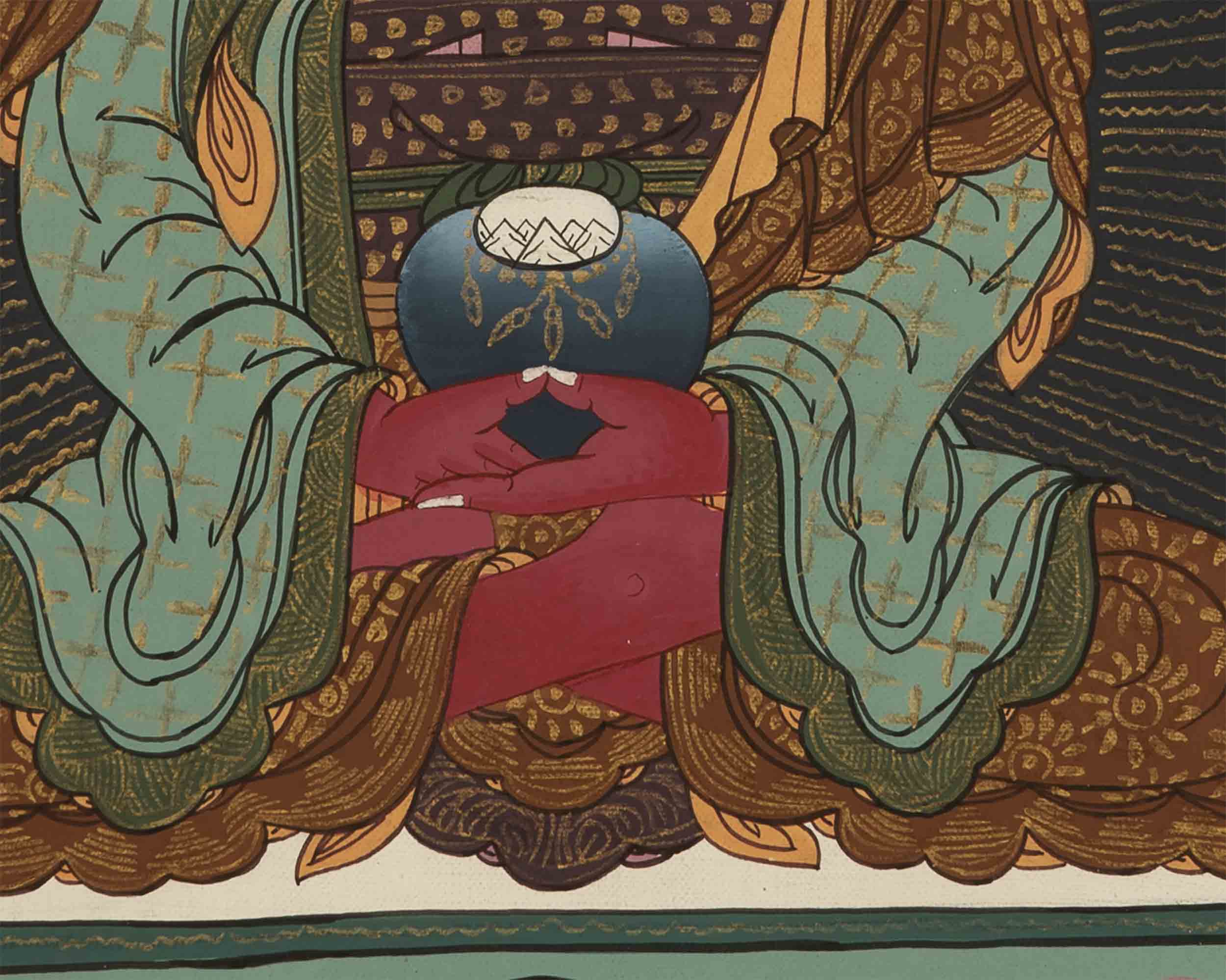 Amitabha Buddha Thangka | Tibetan Buddhist Crafts Wall Hanging