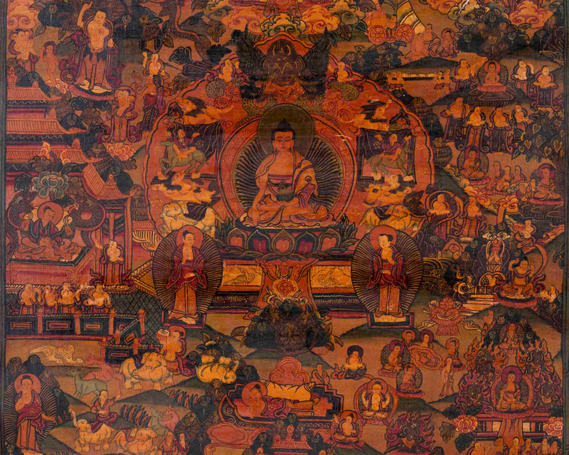 Buddhist Buddha Life Story | Religious Thangka | Wall Decors