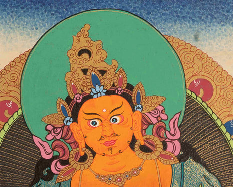 Jambala Kubera Thangka | Buddhist Wall Decors