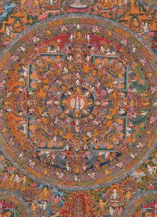 Mandala1000 Armed Lokeshvara | Buddhist Wall Hanging Mandala