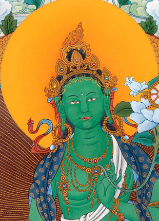 21 Tara Print | Twenty-One Tara Thangka of the Chandragomin Tradition