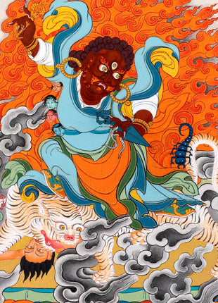 Dorje Drollo Thangka | Tibetan Thangka Painting | Buddhist Art