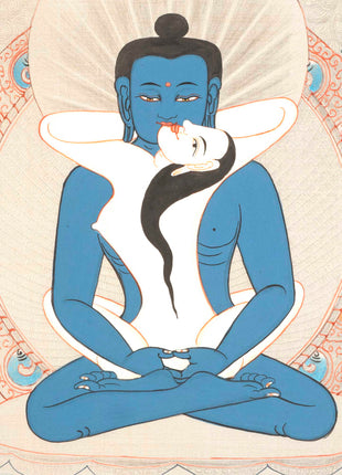 Samantabhadra Buddha Thangka | Wall Decor Thangka
