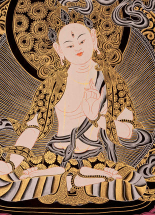 Bodhisattva White Tara | Tibetan Thangka Painting
