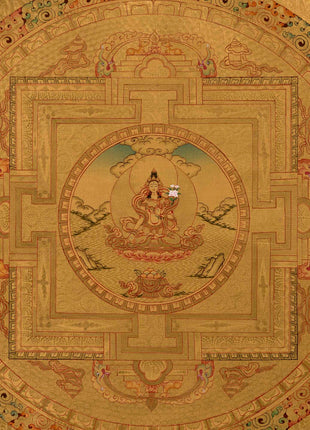 White Tara Mandala Thangka | Wall Decoration Painting
