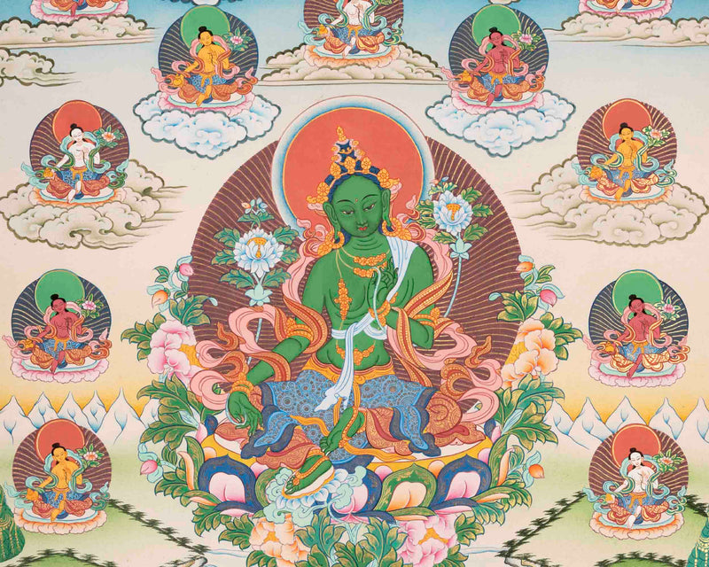 21 Tara Thangka | Religious Buddhist Art | Wall Decors