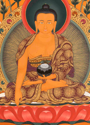 Buddha Shakyamuni Thangka | Home Decoration Art
