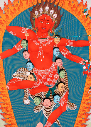 Traditional Kurukulla Thangka | Dakini | Buddhist Painting