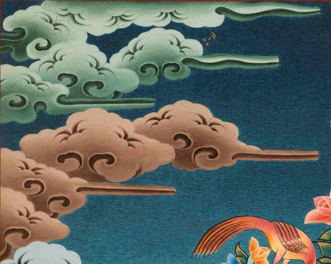 White Tara Mantra Thangka | Tibetan Buddhist Home Decoration Painting