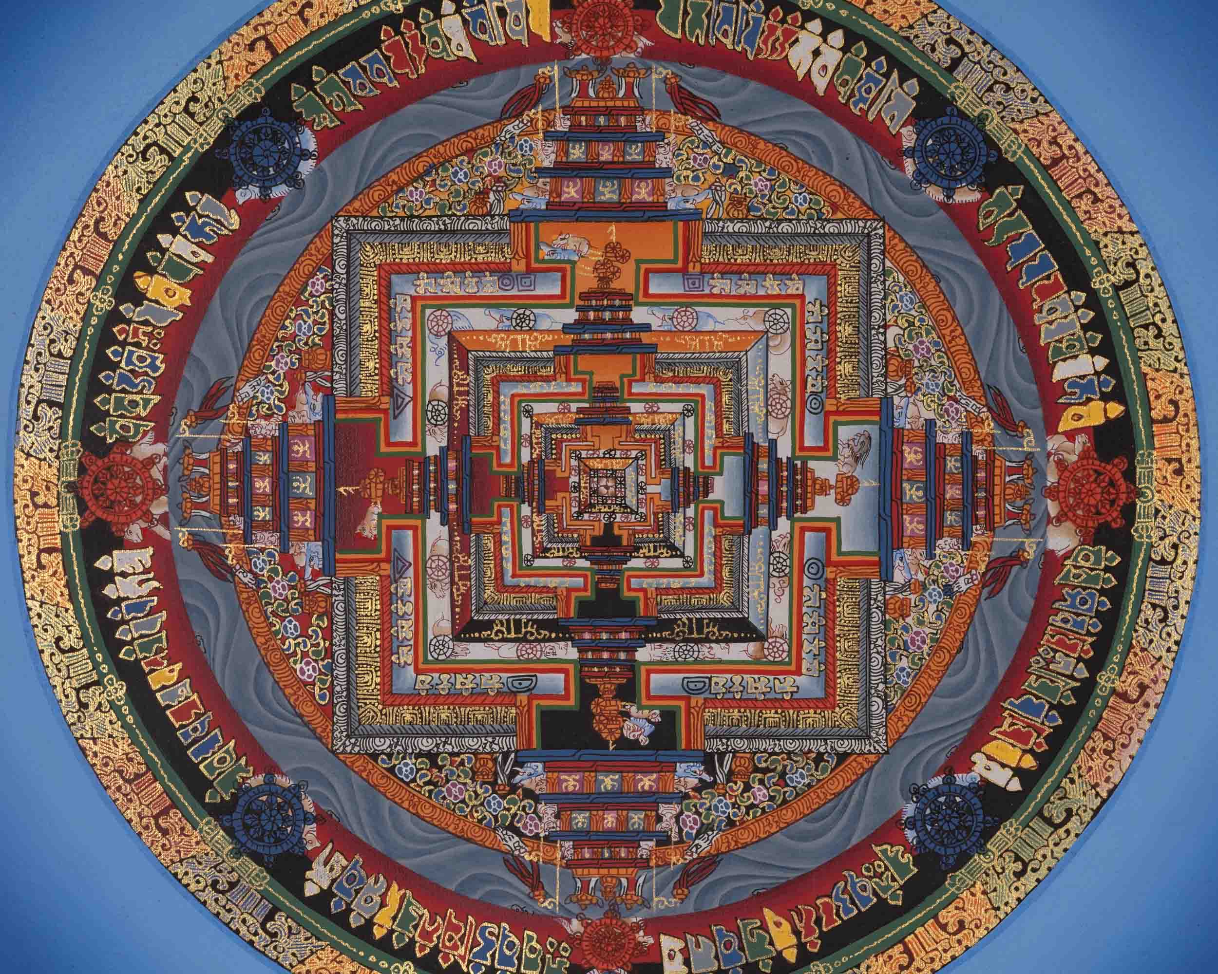 Mandala Thangka | Kalachakra Mandala | Religious Wall Decors