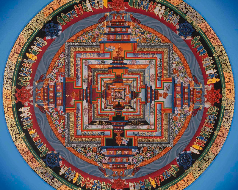 Mandala Thangka | Kalachakra Mandala | Religious Wall Decors