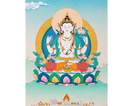 chenrezig thangka