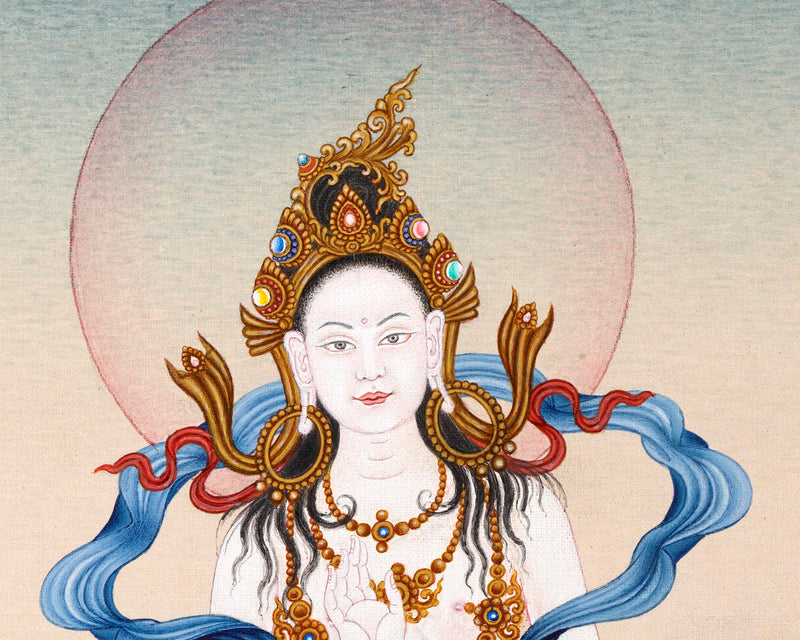Mother Yeshe Tsogyal | Padmasambhava Consort | Tibetan Dakini Thangka Print