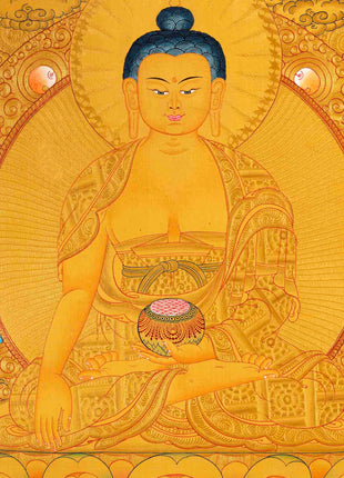 Buddha Shakyamuni Thangka | Yoga Meditation Art