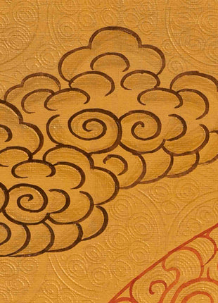Vajrasattva Painting | Traditional Buddhist Thangka | Wall Hanging Decors
