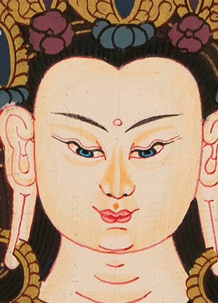 Avalokiteshvara Chengrezig Thangka | Tibetan Buddhist Thangka