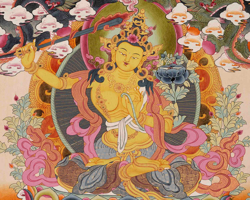 Manjushree Thangka | Wall Decoration Painting