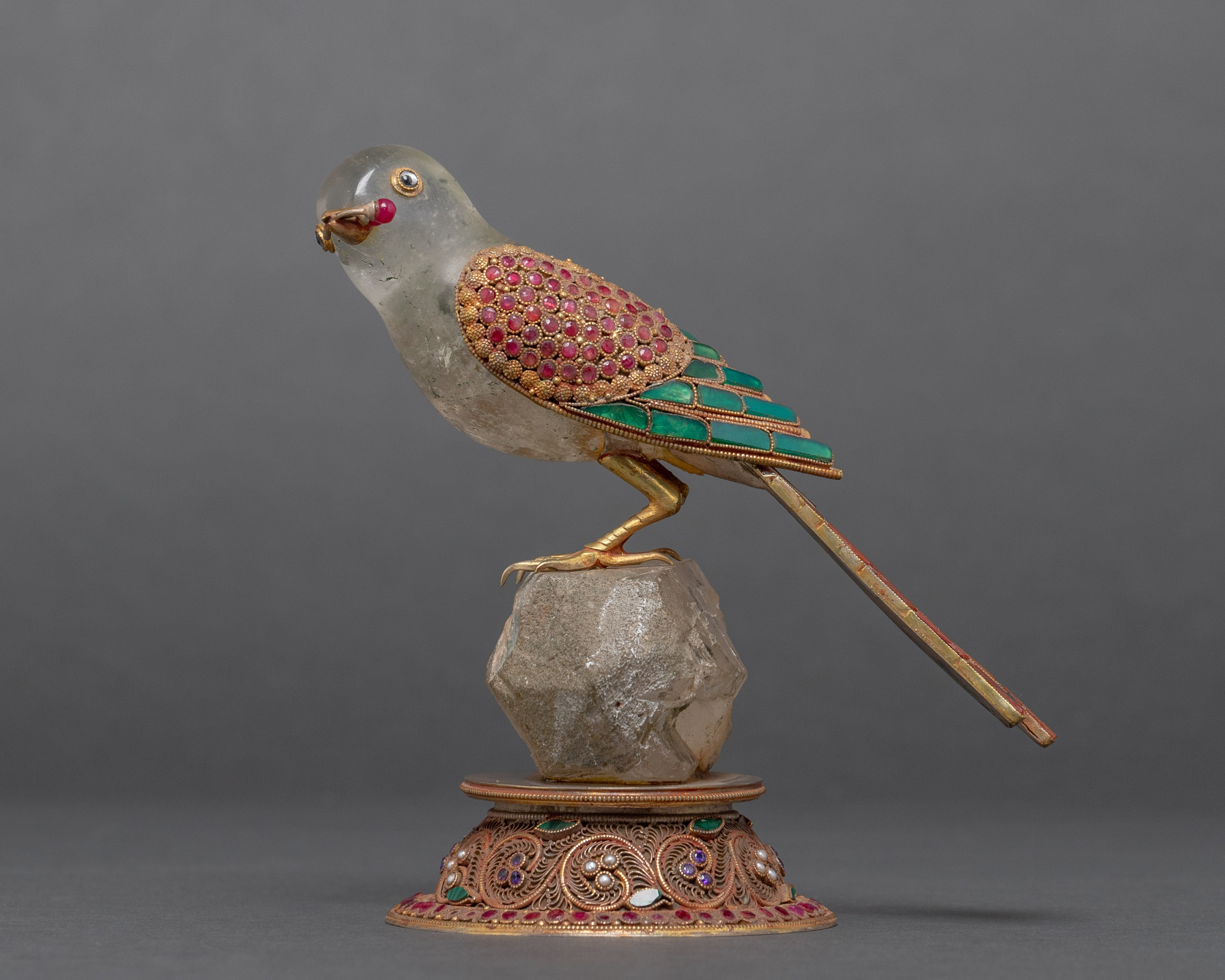 Crystal Bird | Handcarved Decor | Home Decor