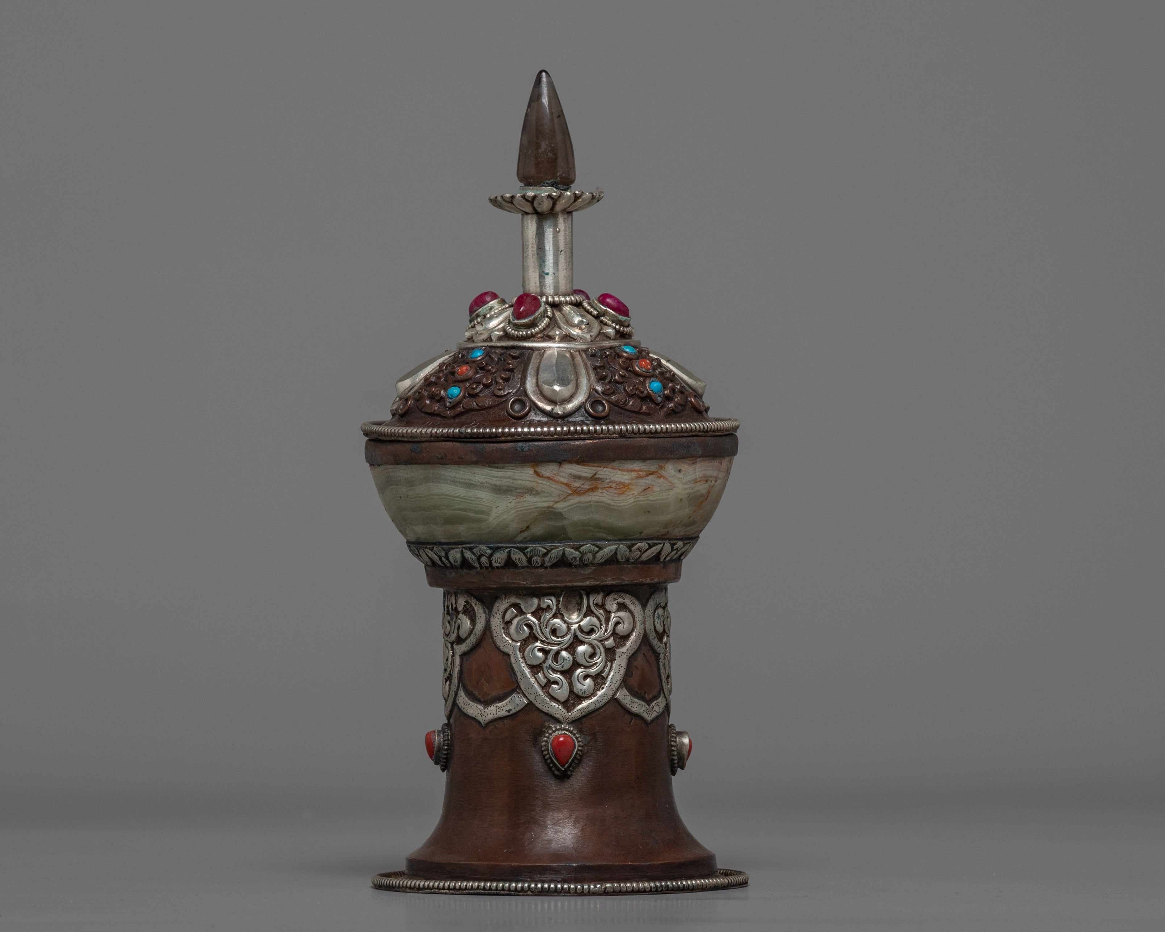 Marble Jade Bowl | Offering Bowl | Ritual Objects
