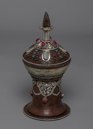 Marble Jade Bowl | Offering Bowl | Ritual Objects