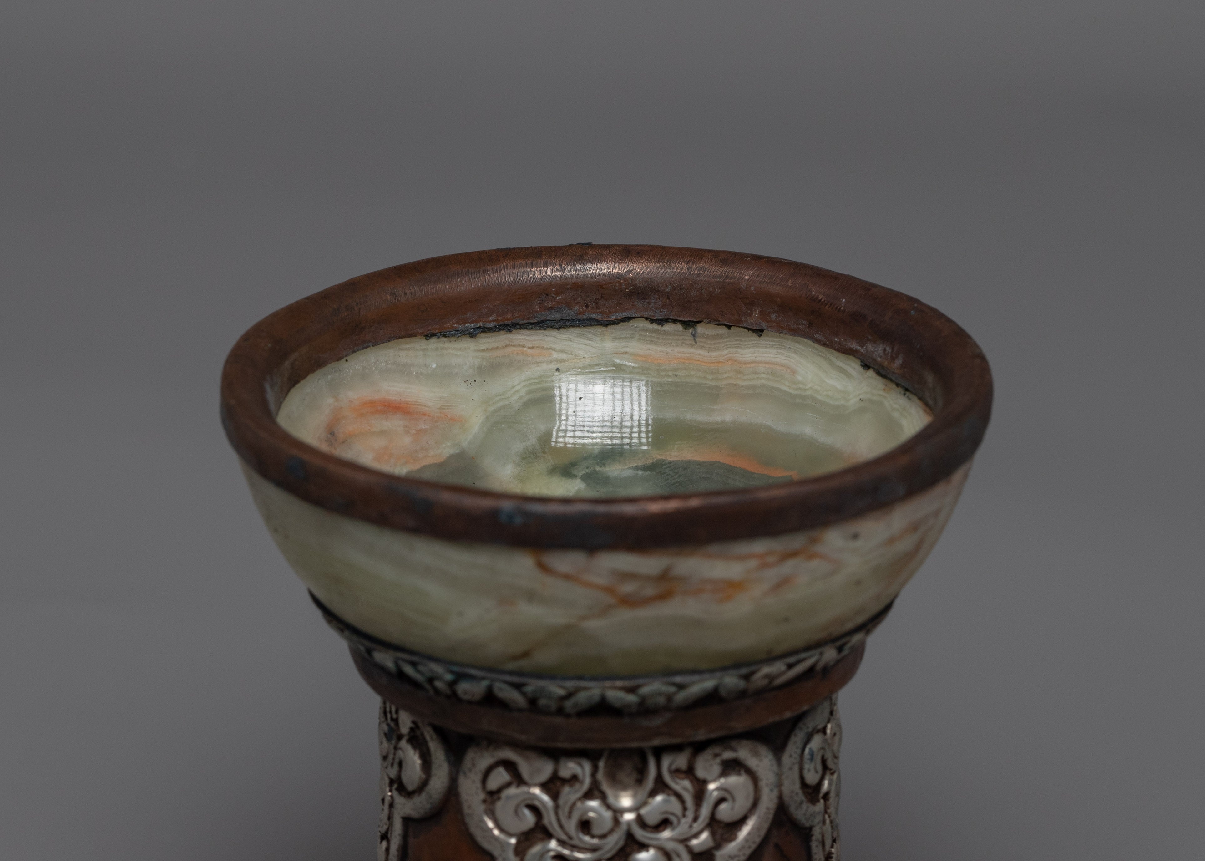 Marble Jade Bowl | Offering Bowl | Ritual Objects