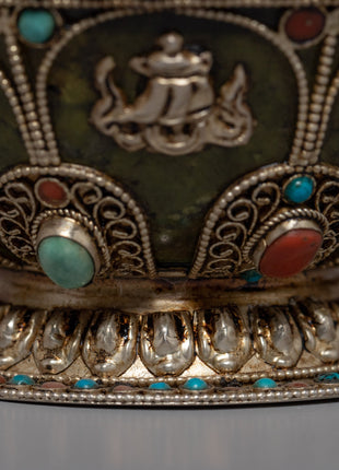 Buddhist Offering Bowl | Nepal Crafts | Religious Home Decor
