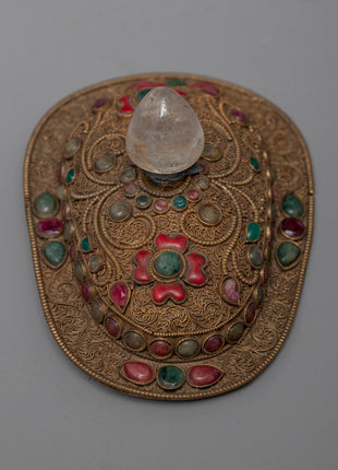 Crystal Kapala Cup | Ancient Practices | Buddhist Altar Supplies