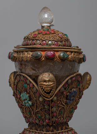 Crystal Kapala Cup | Ancient Practices | Buddhist Altar Supplies