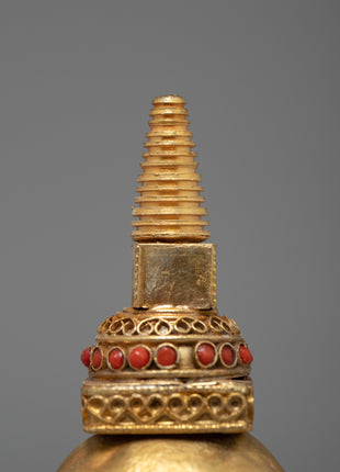 Buddhist Relic Stupa | Religious Artifacts | Handcarved Zen Decors