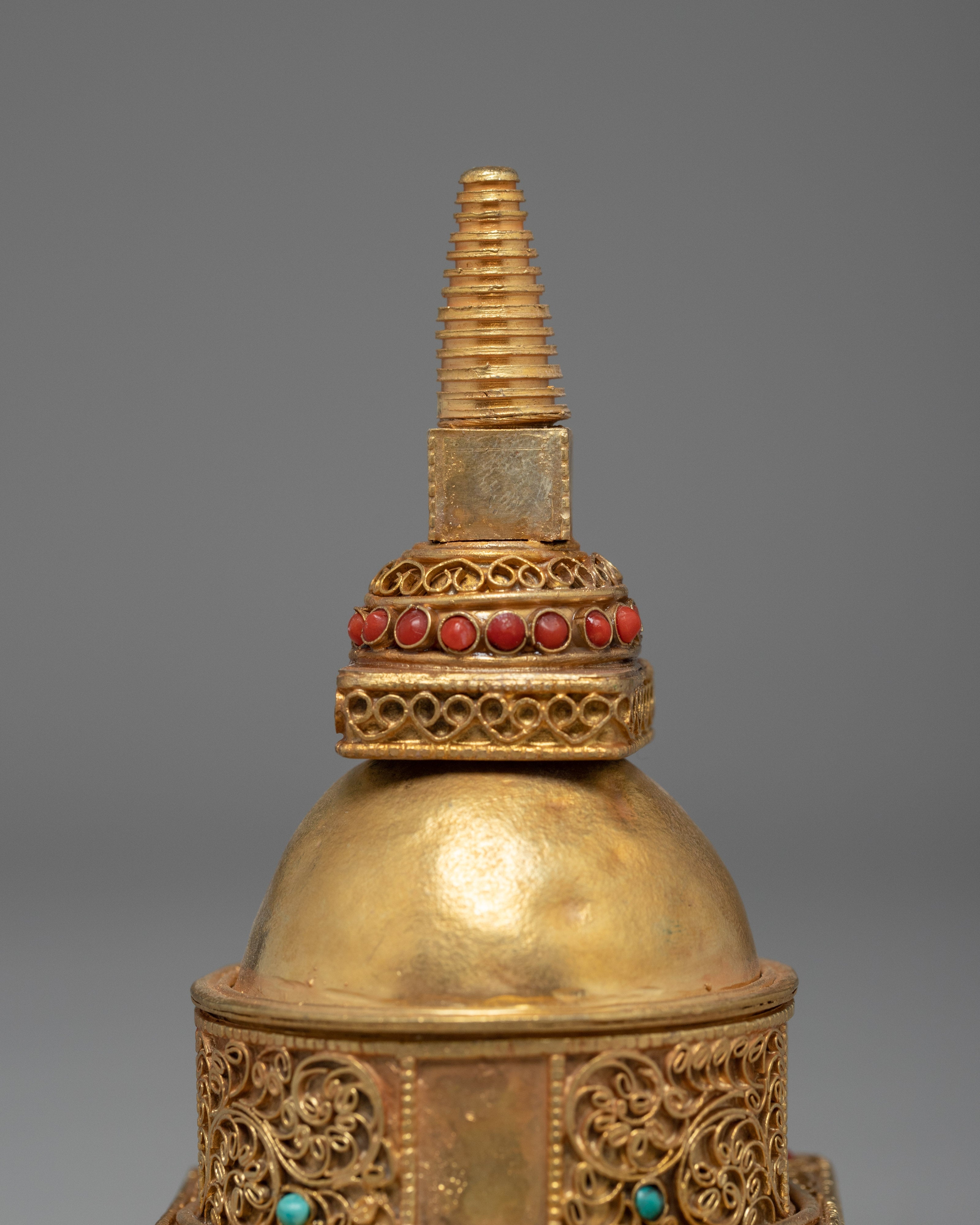 Buddhist Relic Stupa | Religious Artifacts | Handcarved Zen Decors